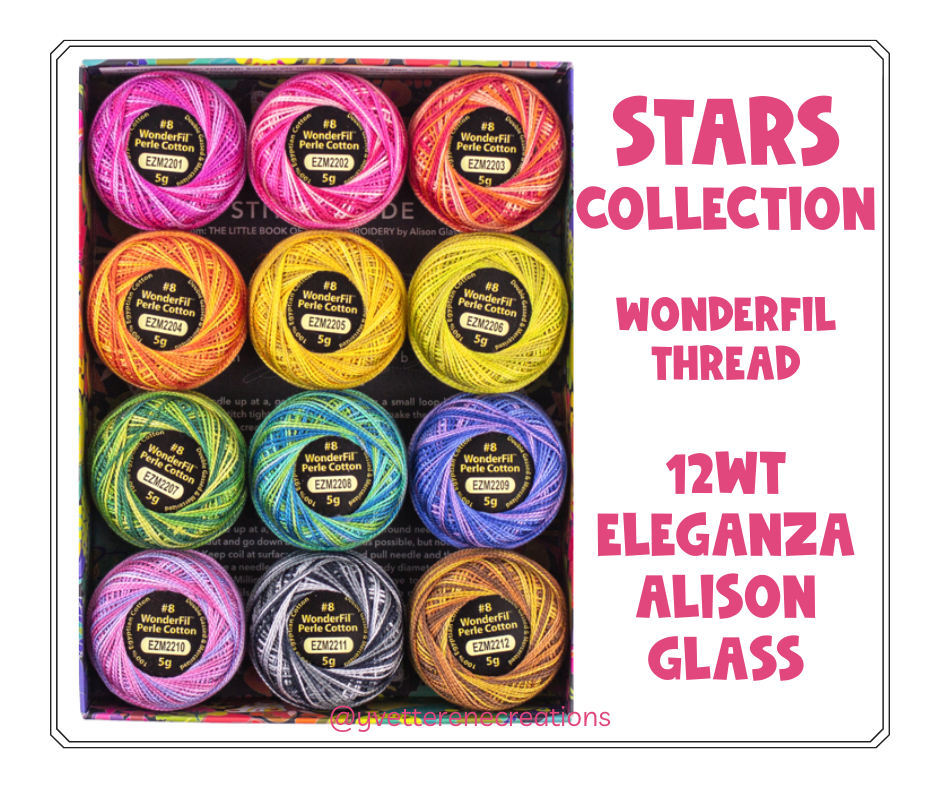 THREAD  |  PERLE COTTON FLOSS Box Collections  |  Alison Glass + WonderFil 8wt Floss