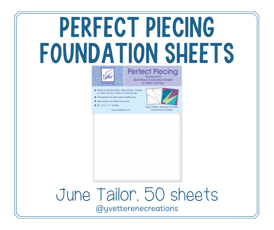 NOTION  |  Foundation Paper Perfect for Foundation Paper Piecing
