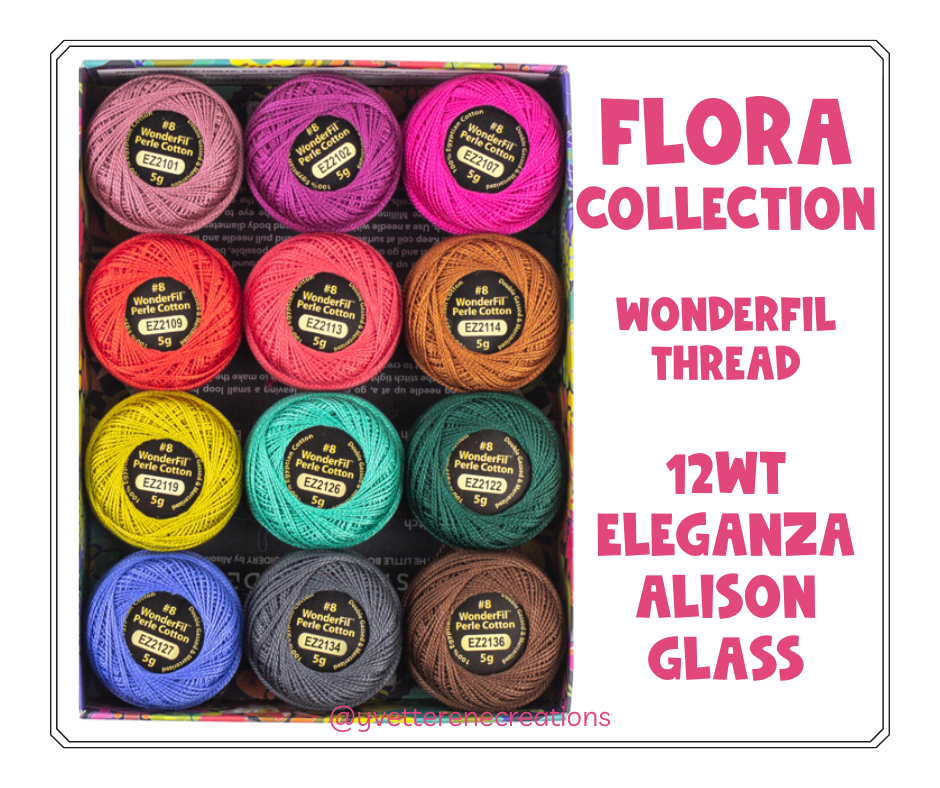 THREAD  |  PERLE COTTON FLOSS Box Collections  |  Alison Glass + WonderFil 8wt Floss