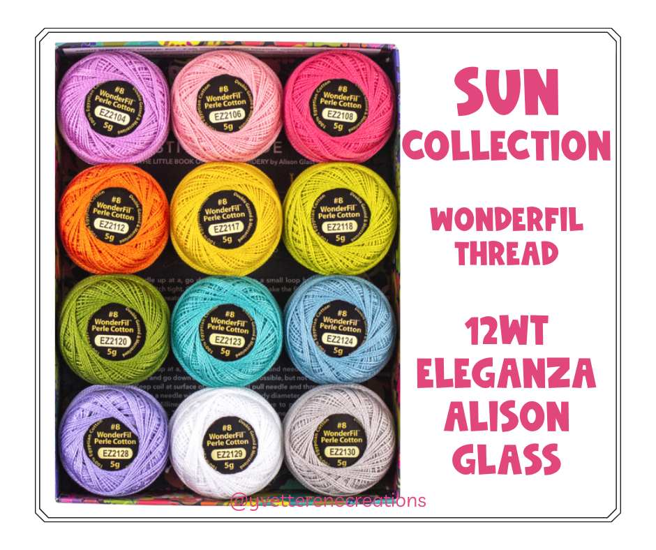 THREAD  |  PERLE COTTON FLOSS Box Collections  |  Alison Glass + WonderFil 8wt Floss