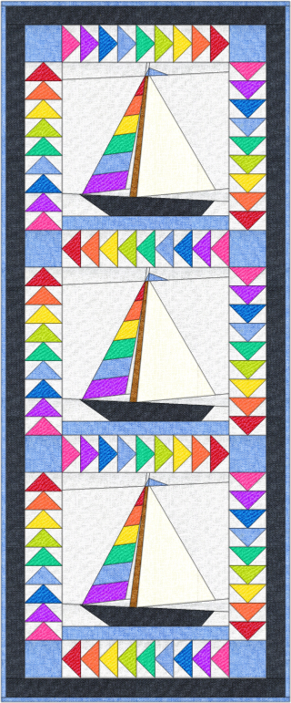 DIGITAL PATTERN | A New Horizon, A Foundation Paper Pieced PDF Pattern