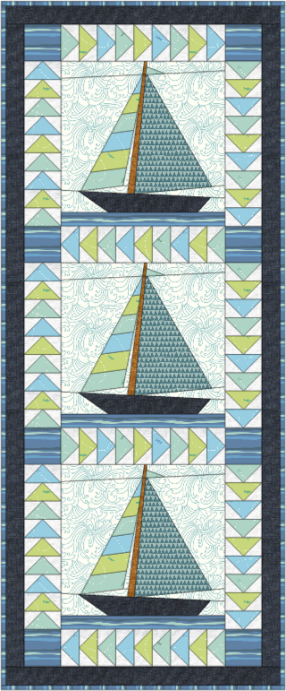 DIGITAL PATTERN | A New Horizon, A Foundation Paper Pieced PDF Pattern