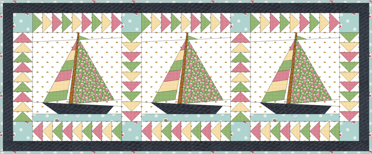 DIGITAL PATTERN | A New Horizon, A Foundation Paper Pieced PDF Pattern