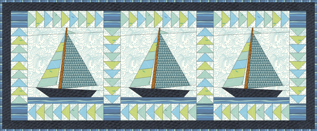 DIGITAL PATTERN | A New Horizon, A Foundation Paper Pieced PDF Pattern