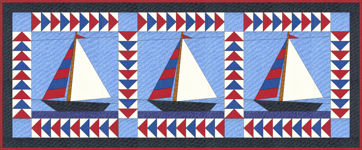 DIGITAL PATTERN | A New Horizon, A Foundation Paper Pieced PDF Pattern