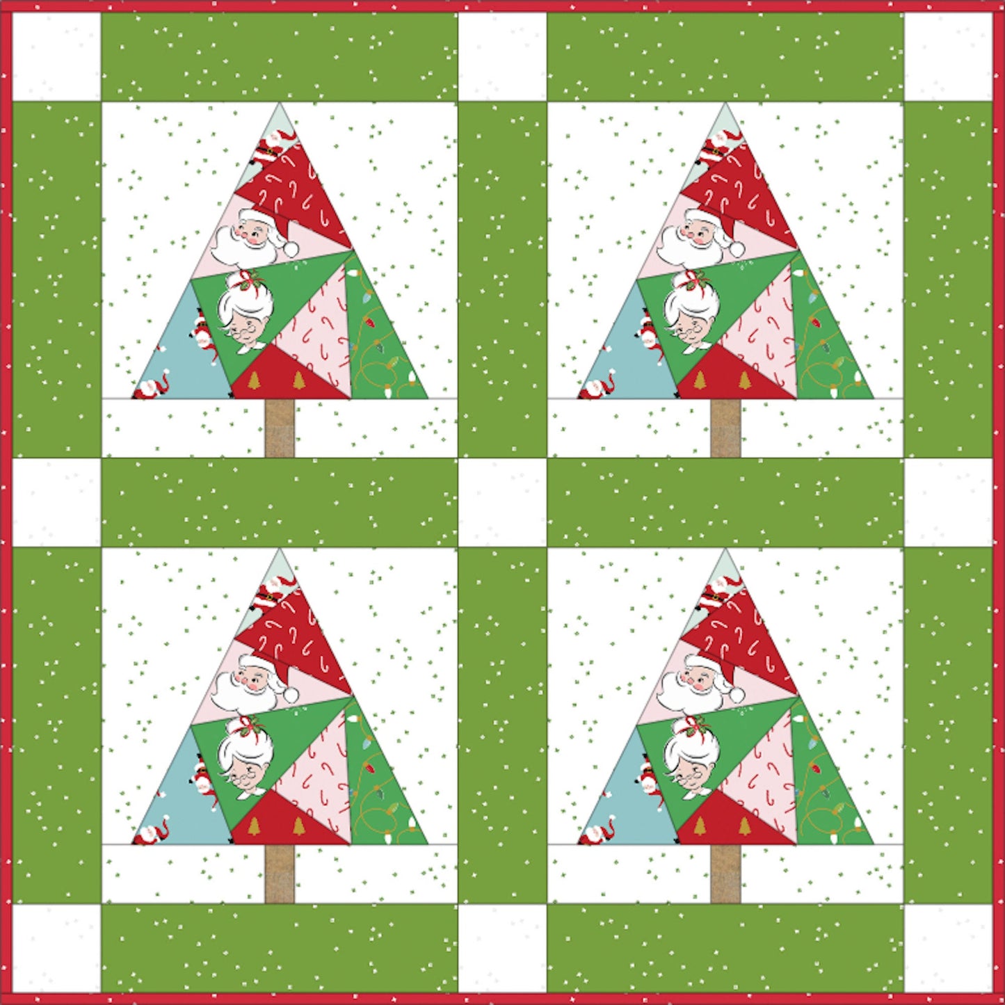 DIGITAL PATTERN  |  EVERGREEN MINI QUILT PATTERN, 22.5