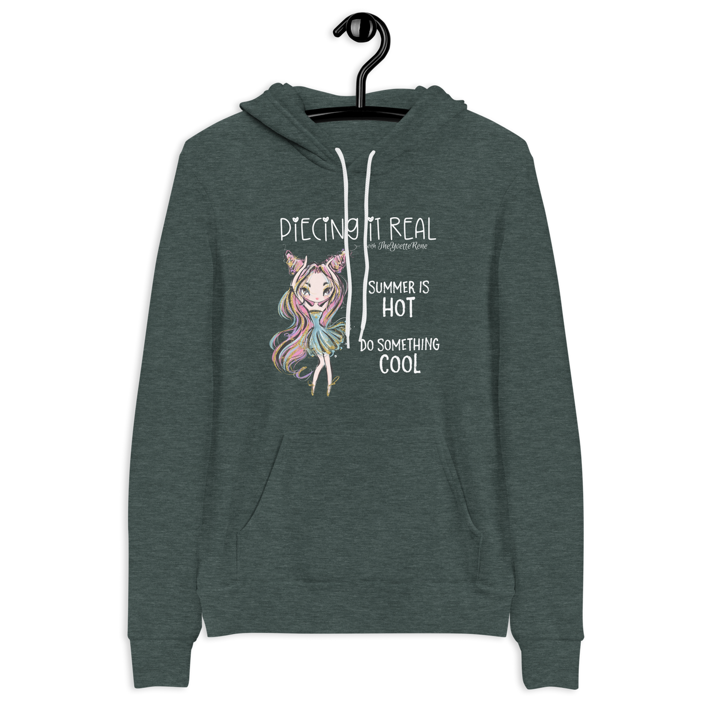 PIECING IT REAL SWAG | BELLA + CANVAS UNISEX HOODIE | XS - 2XL, DARK COLORS