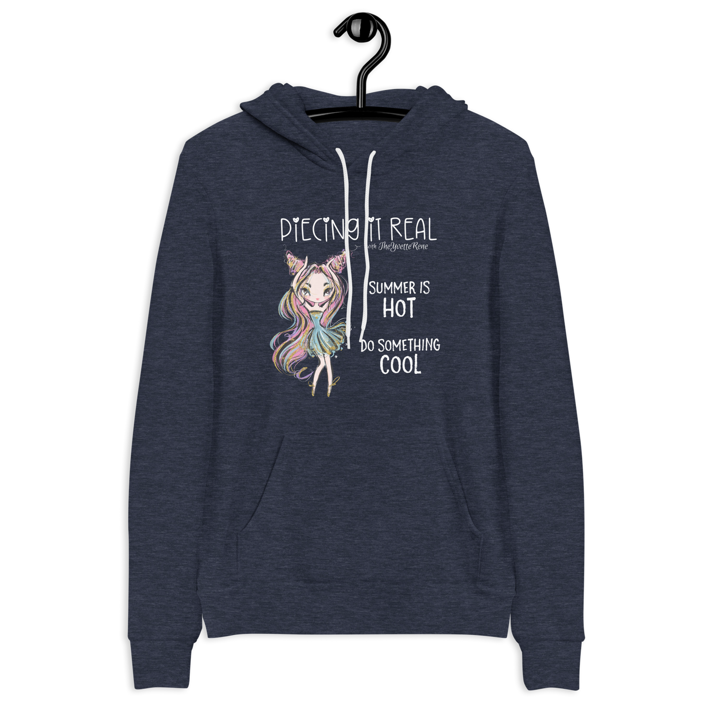 PIECING IT REAL SWAG | BELLA + CANVAS UNISEX HOODIE | XS - 2XL, DARK COLORS