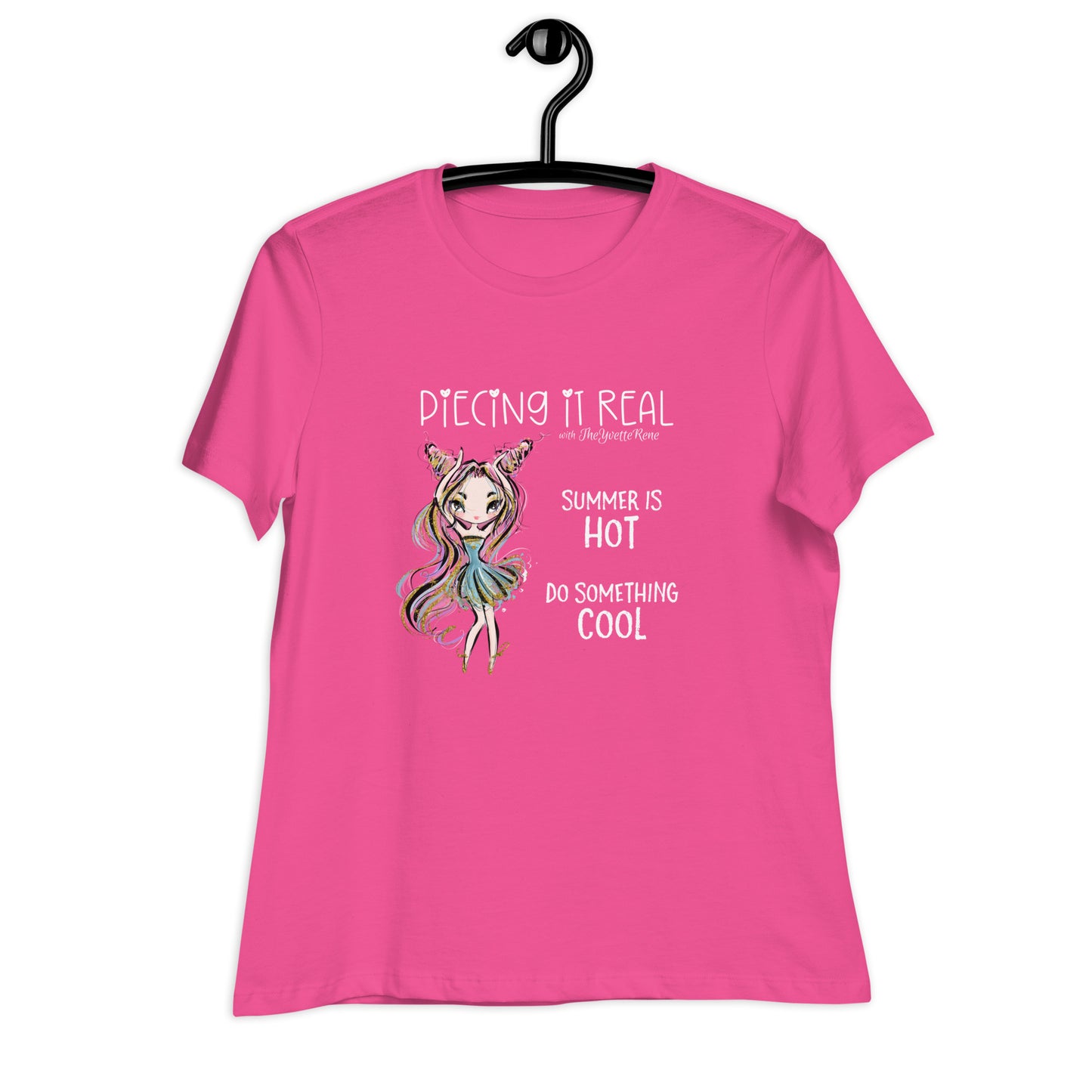 PIECING IT REAL SWAG | BELLA + CANVAS WOMEN'S RELAXED T-SHIRT | S - 3XL, DARK COLORS