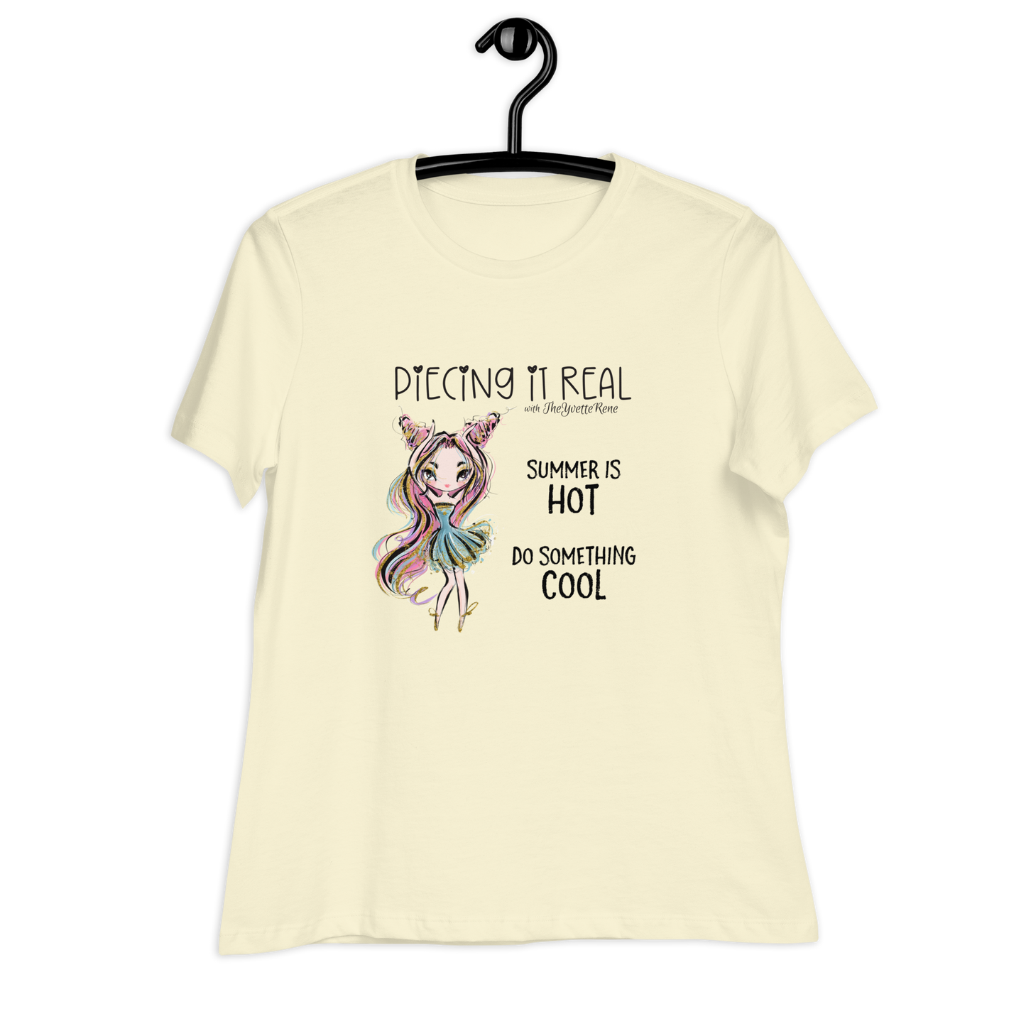 PIECING IT REAL SWAG | Bella + Canvas Women's Relaxed T-Shirt | S - 3XL, Light Colors