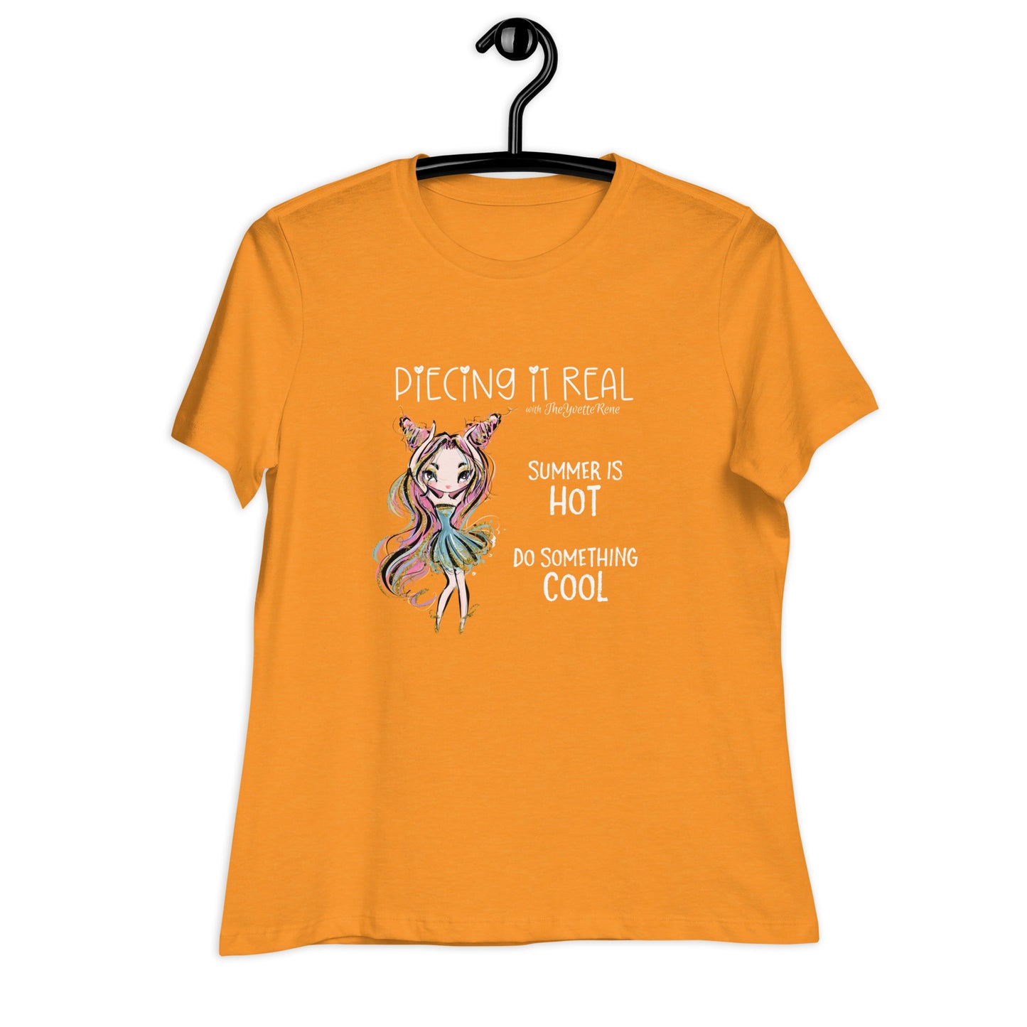 PIECING IT REAL SWAG | BELLA + CANVAS WOMEN'S RELAXED T-SHIRT | S - 3XL, DARK COLORS