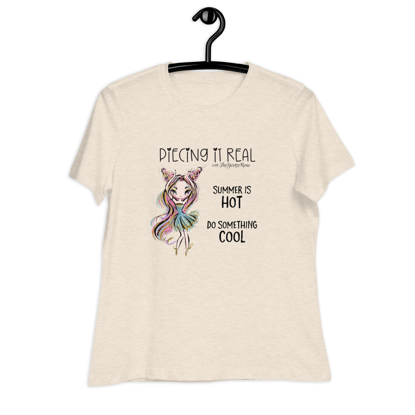 PIECING IT REAL SWAG | Bella + Canvas Women's Relaxed T-Shirt | S - 3XL, Light Colors