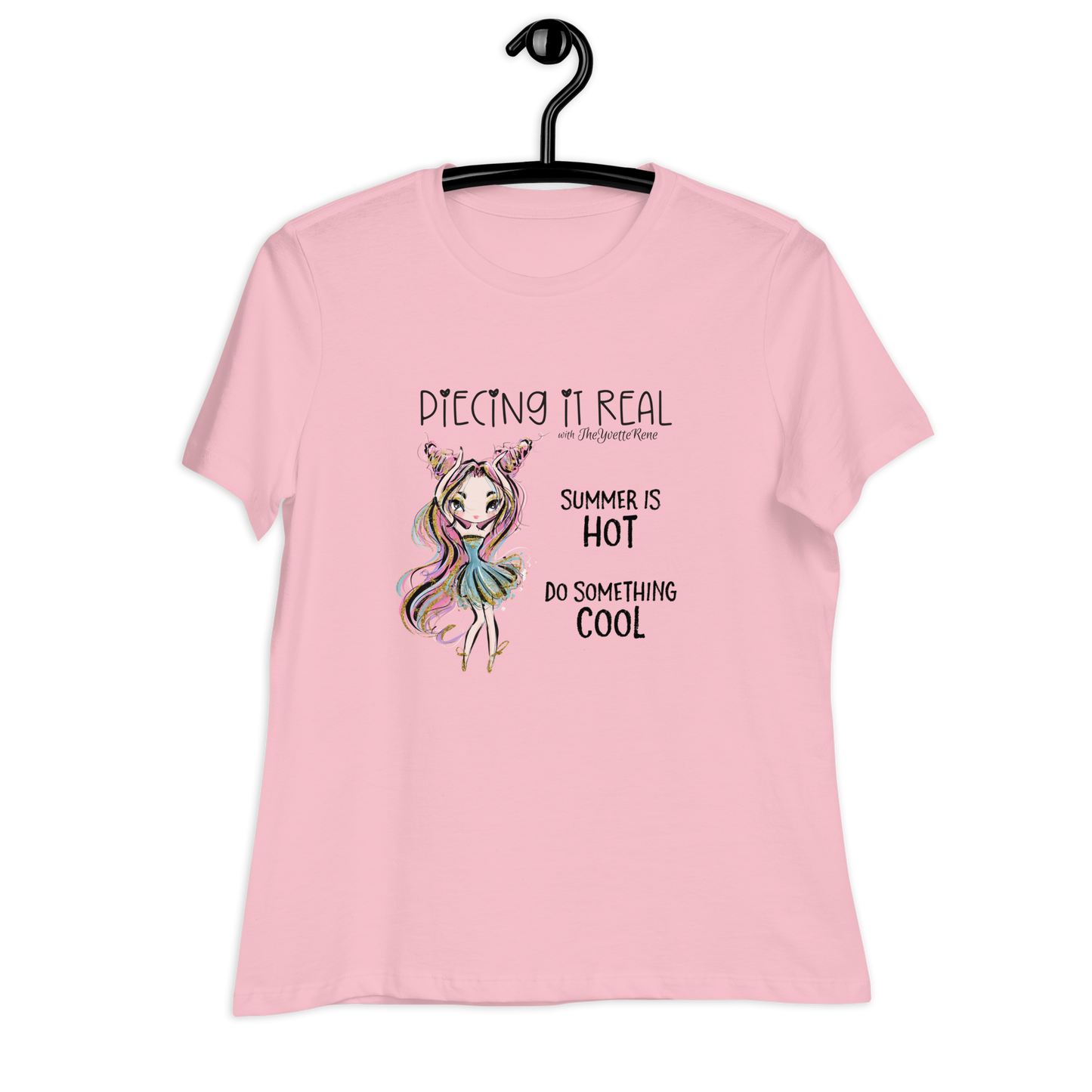 PIECING IT REAL SWAG | Bella + Canvas Women's Relaxed T-Shirt | S - 3XL, Light Colors