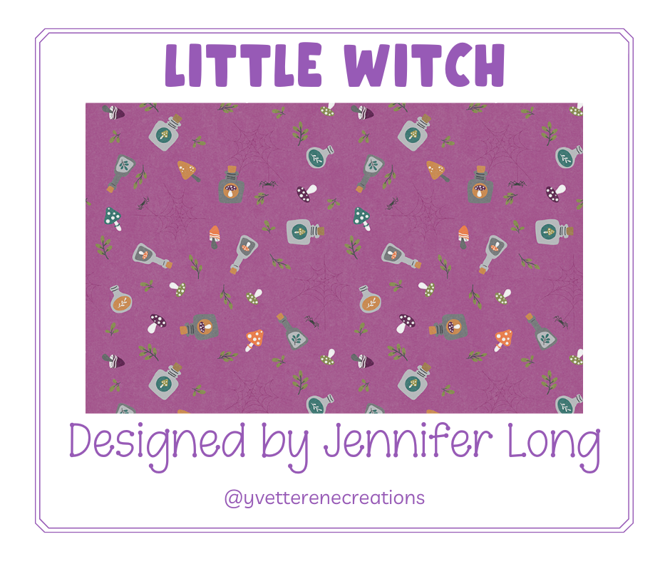 
                      
                        FABRIC  |  LITTLE WITCH designed by Jennifer Long for Riley Blake Designs
                      
                    