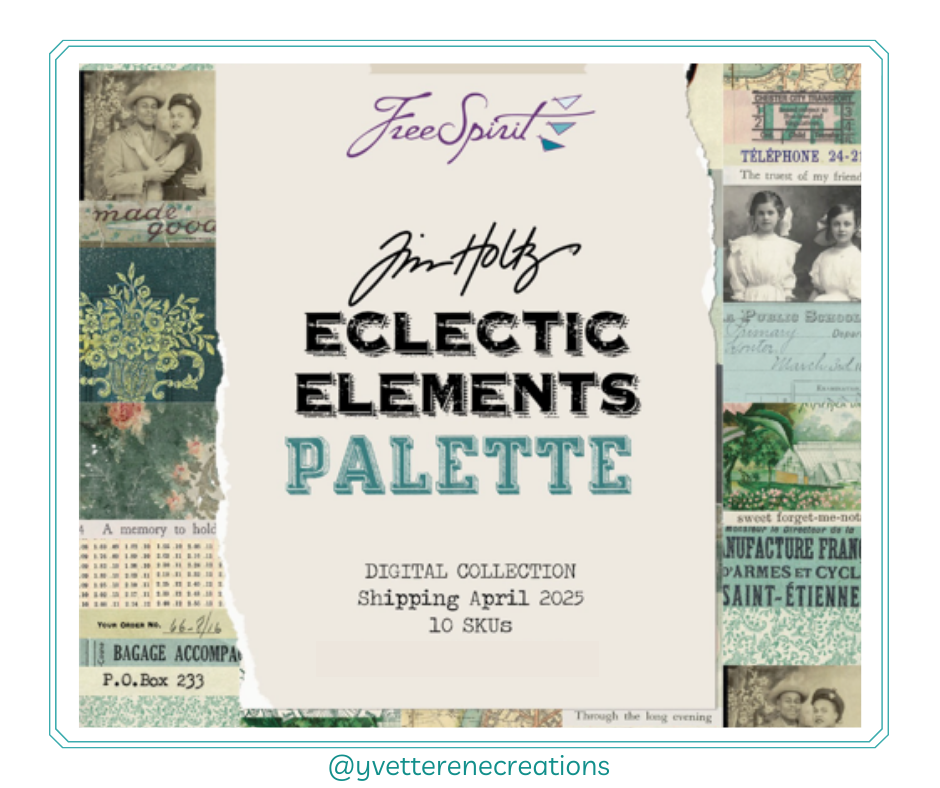 TIM HOLTZ Eclectic Elements Palette TEAL Collection || April 2025 Release