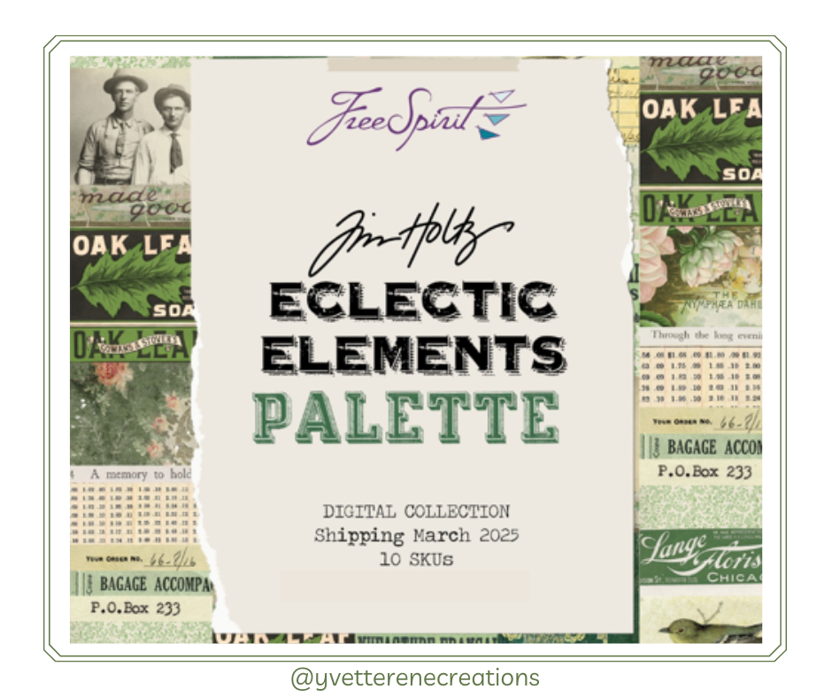 TIM HOLTZ Eclectic Elements Palette GREEN Collection || March 2025 Release