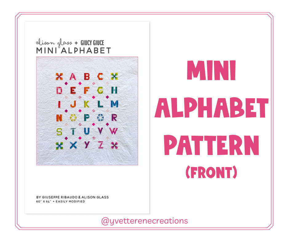 
                      
                        MINI ALPHABET QUILT PATTERN designed by Giuseppe Ribaudo & Alison Glass
                      
                    