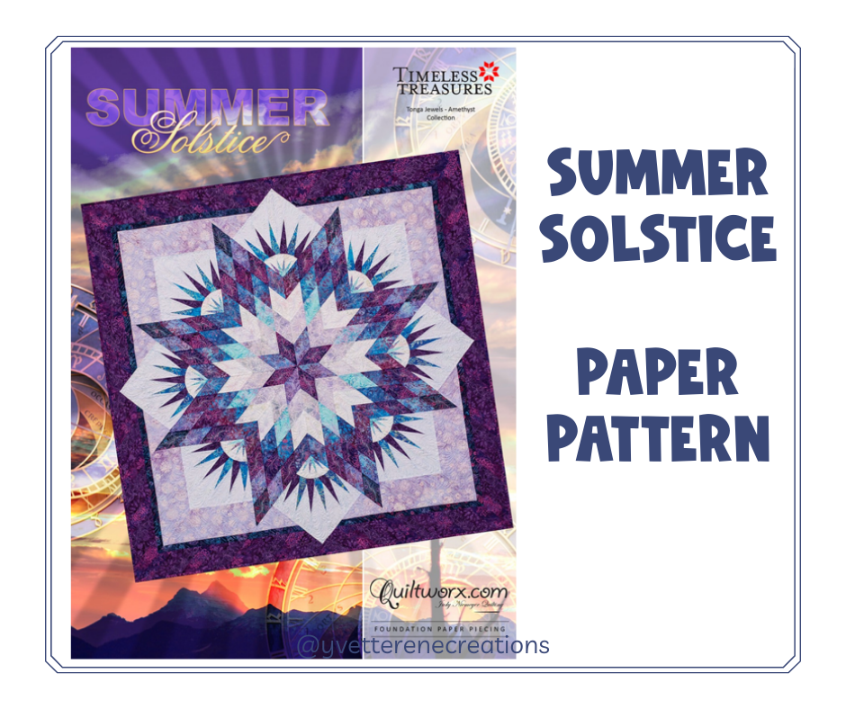 PAPER PATTERN  |  Quiltworx Patterns Designed by Judy Niemeyer, Choose a Pattern