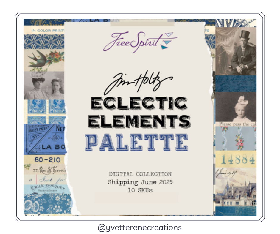 TIM HOLTZ Eclectic Elements Palette INDIGO Collection || June 2025 Release