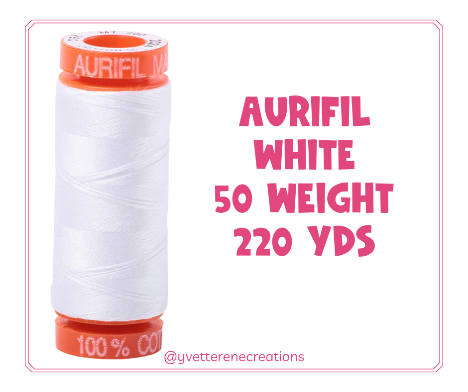 
                      
                        AURIFIL 50WT THREAD
                      
                    