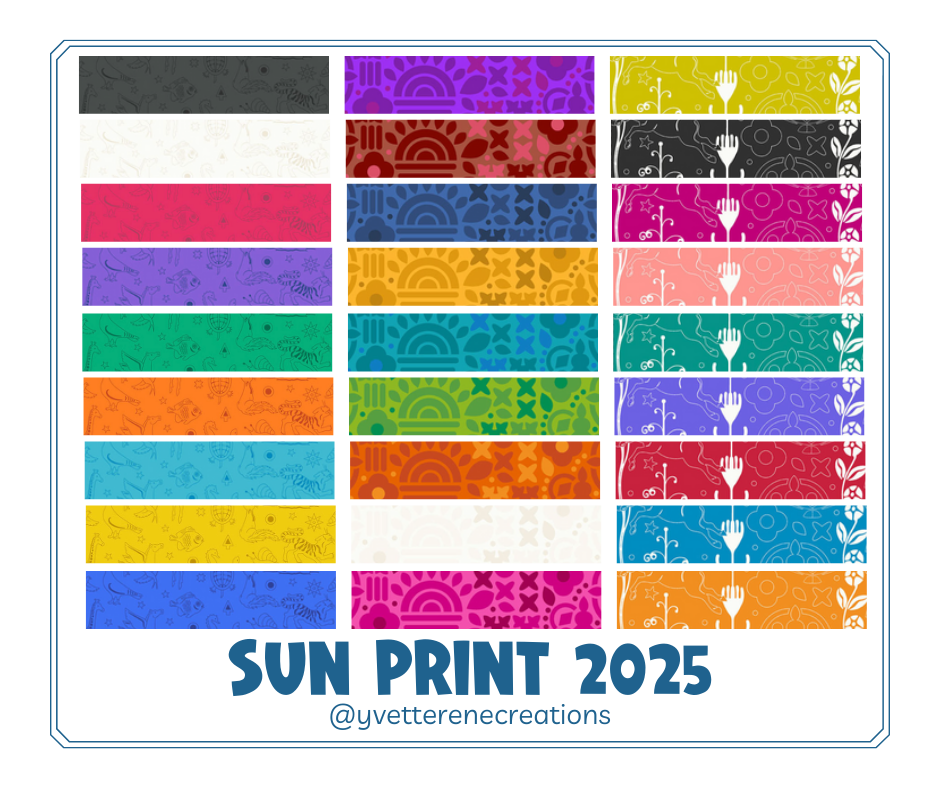 FABRIC PREORDER  |  SUN PRINT 2025 designed by Alison Glass, 27skus, cut in 1/2yd increments