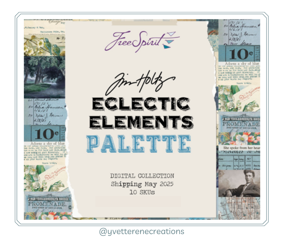 TIM HOLTZ Eclectic Elements Palette BLUE Collection || May 2025 Release