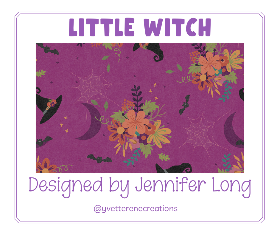 LITTLE WITCH designed by Jennifer Long for Riley Blake Designs