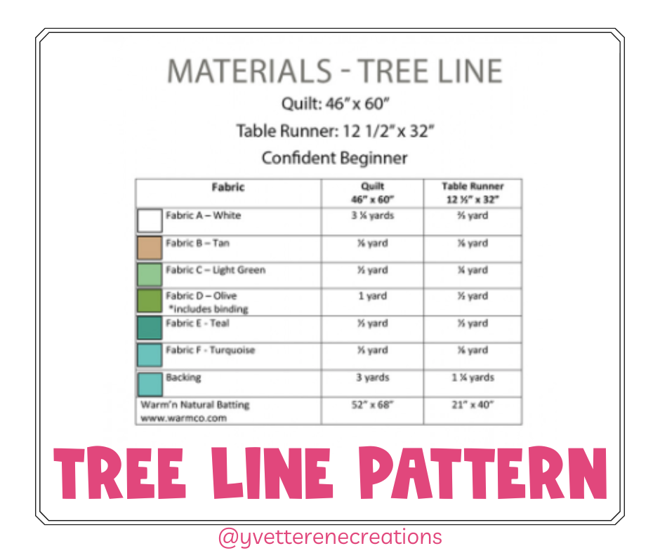 
                      
                        PAPER PATTERN | TREE LINE designed by Tamarinis, FPP pattern
                      
                    