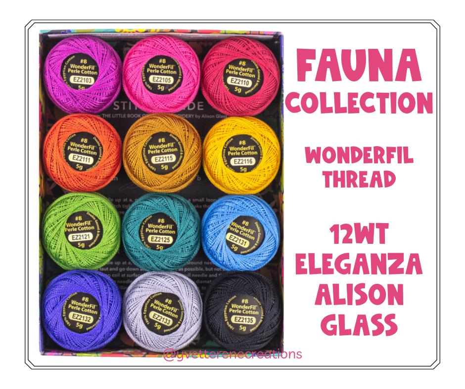 THREAD  |  PERLE COTTON FLOSS Box Collections  |  Alison Glass + WonderFil 8wt Floss