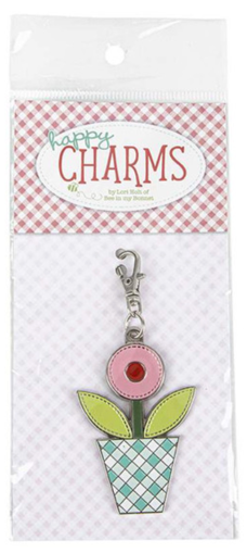 ENAMEL CHARM | Happy Charm Gingham Garden Designed by Lori Holt