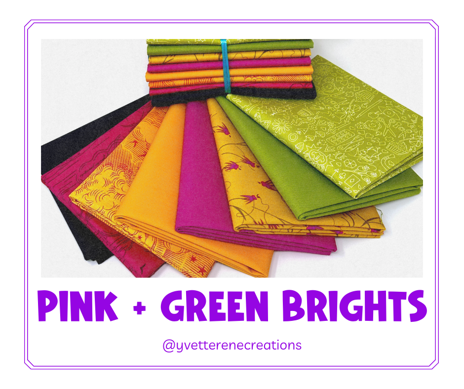 CURATED BUNDLE  |  Pink + Green Brights, 8pc