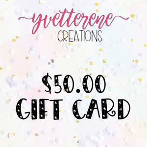 
            
                Load image into Gallery viewer, YvetteRene Creations Gift Card
            
        