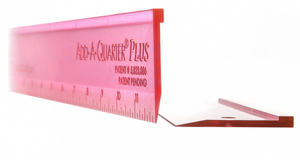 
            
                Load image into Gallery viewer, ADD A QUARTER PLUS | Pink 6&amp;quot; Ruler
            
        