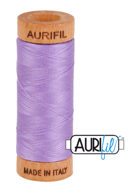 
            
                Load image into Gallery viewer, AURIFIL  |  #2520 VIOLET Cotton Mako Thread, 80wt, 300yd
            
        
