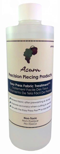 
            
                Load image into Gallery viewer, EASY PRESS FABRIC TREATMENT | Acorn Precision Piecing Products, 16oz
            
        