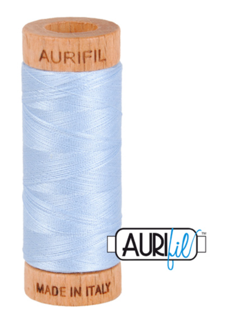 
            
                Load image into Gallery viewer, AURIFIL  |  #2710 LIGHT ROBIN&amp;#39;S EGG Cotton Mako Thread, 80wt, 300yd
            
        