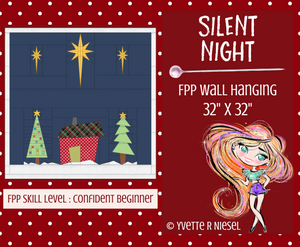 
            
                Load image into Gallery viewer, DIGITAL PATTERN  |  Silent Night, Christmas/Winter Foundation Paper Pieced PDF Pattern
            
        