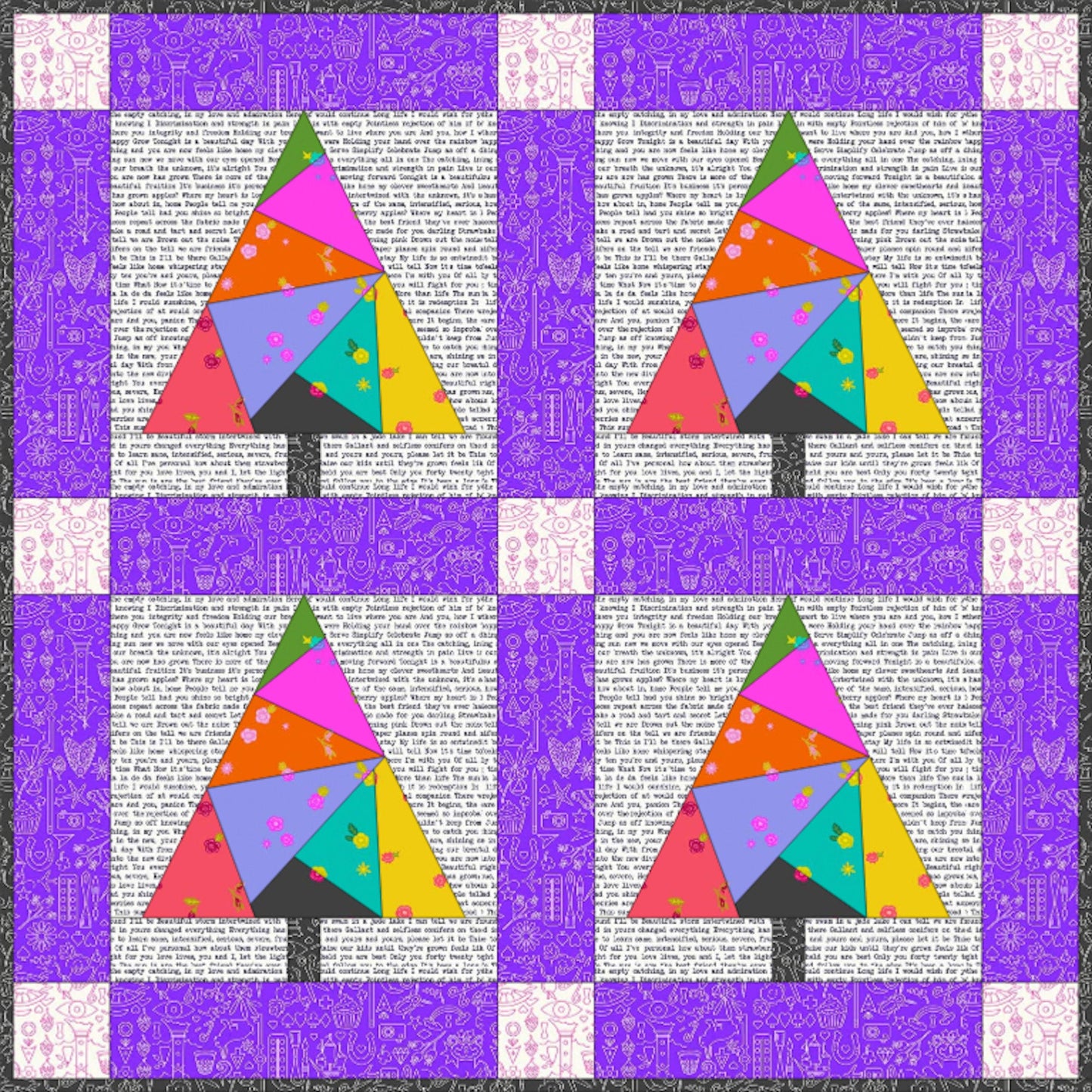DIGITAL PATTERN  |  EVERGREEN MINI QUILT PATTERN, 22.5