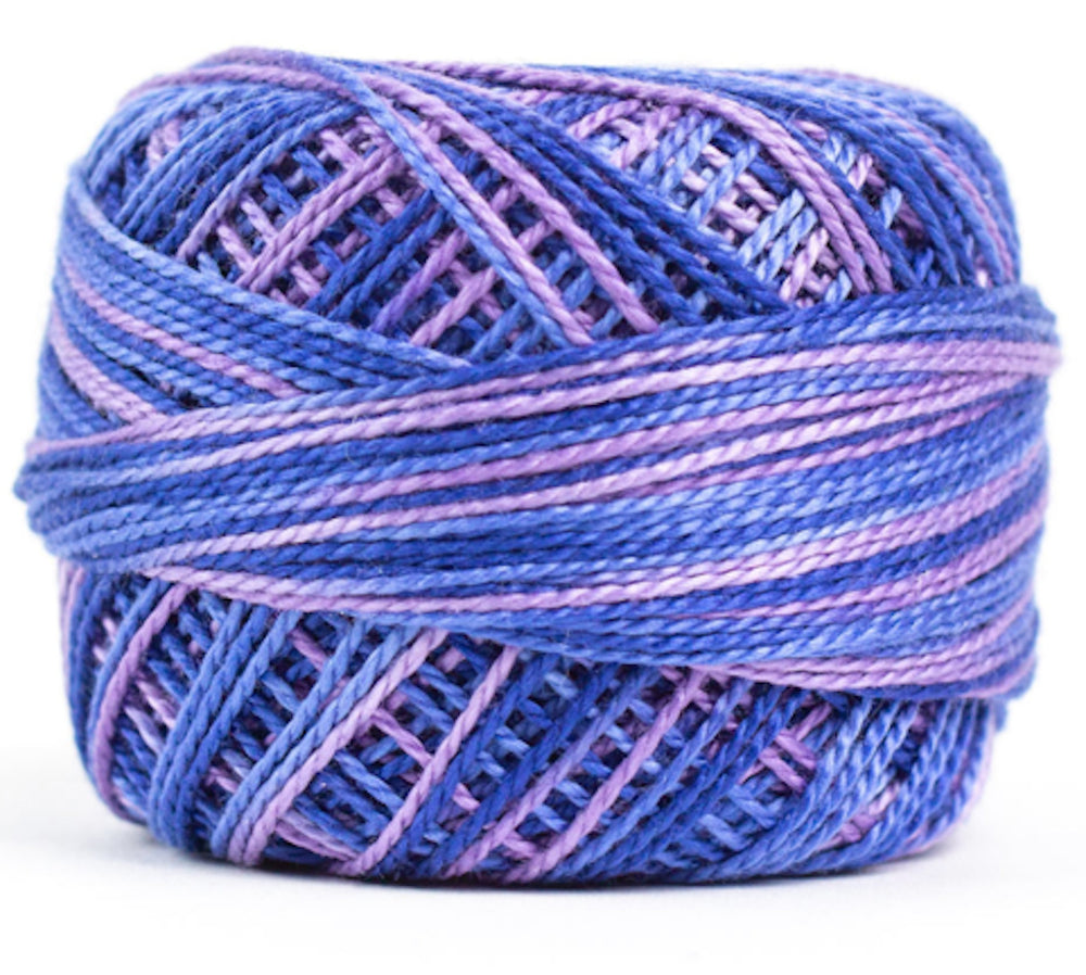 PERLE COTTON FLOSS  |  Liberty EZM2209, Variegated - Single, Alison Glass + WonderFil