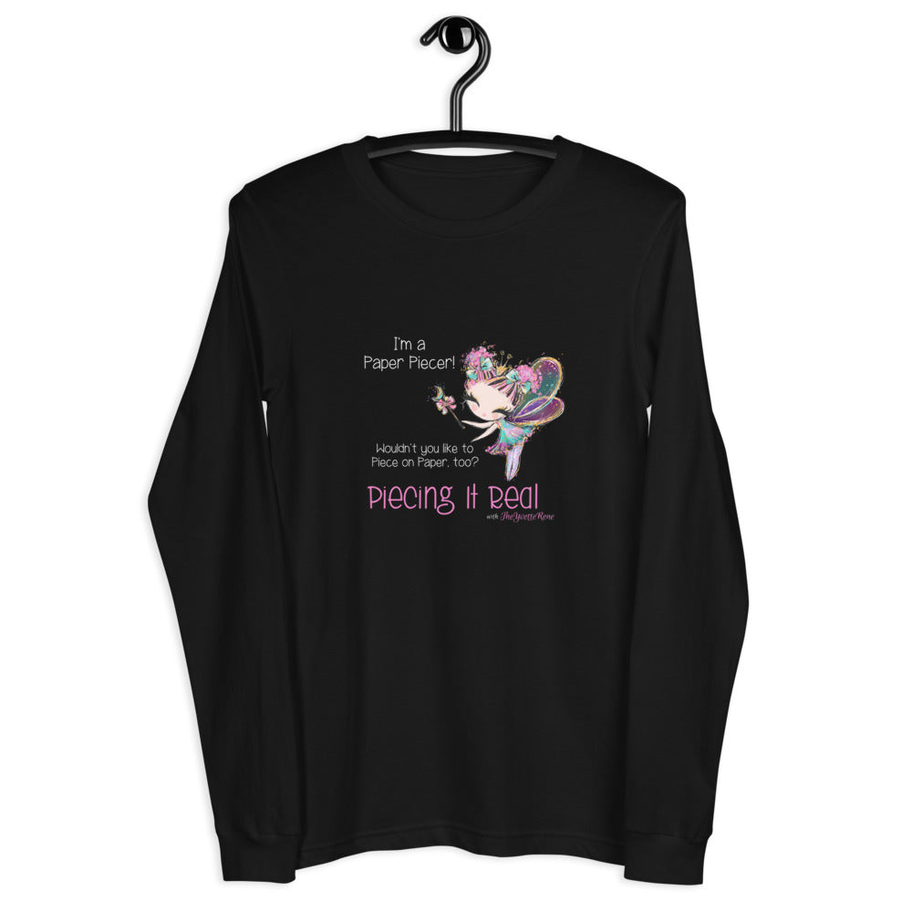 PIECING IT REAL SWAG | Unisex Long Sleeve Tee | XS - 2XL, Dark Colors