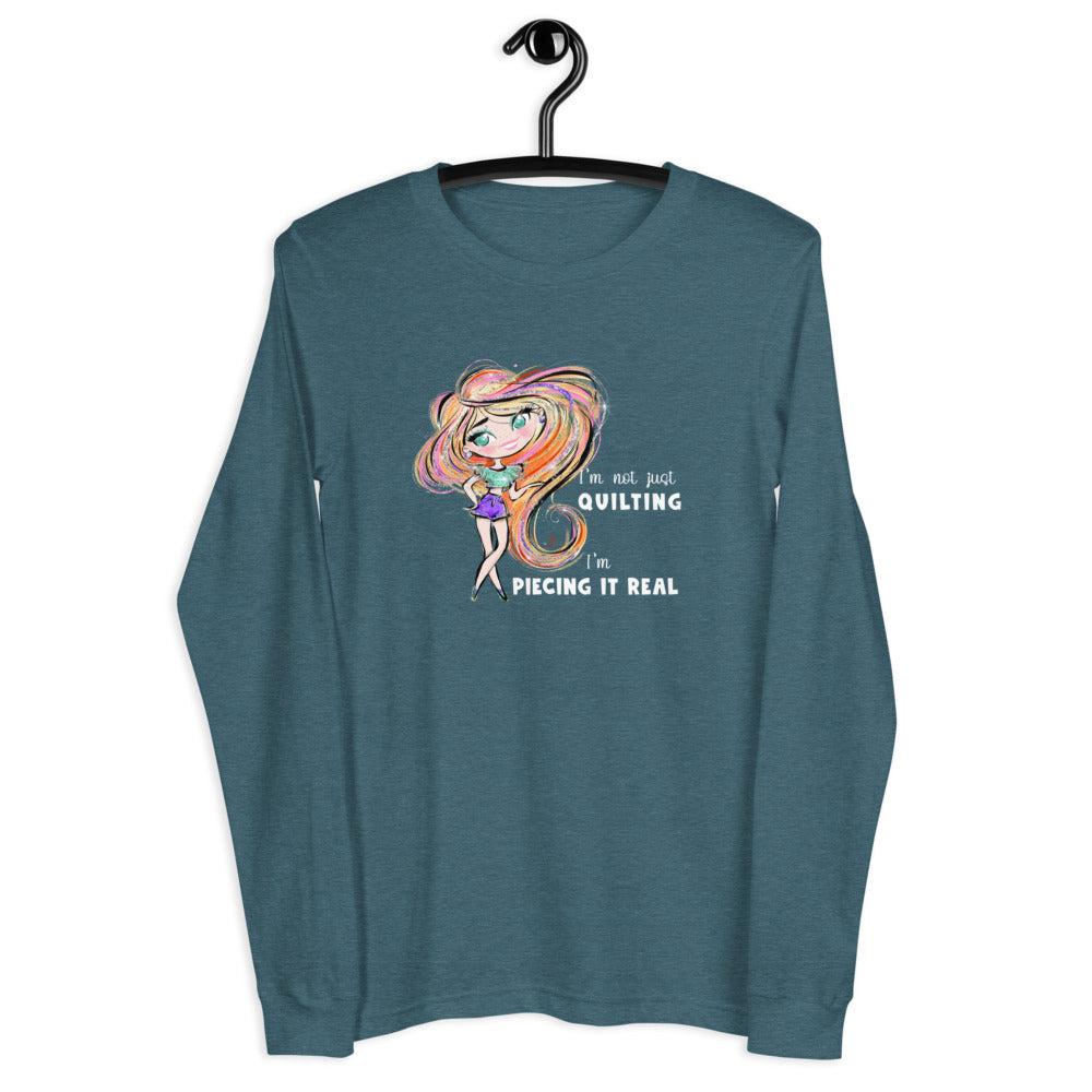 
                      
                        PIECING IT REAL SWAG | Bella + Canvas Unisex Long Sleeve Tee | XS - 2XL, Dark Colors
                      
                    