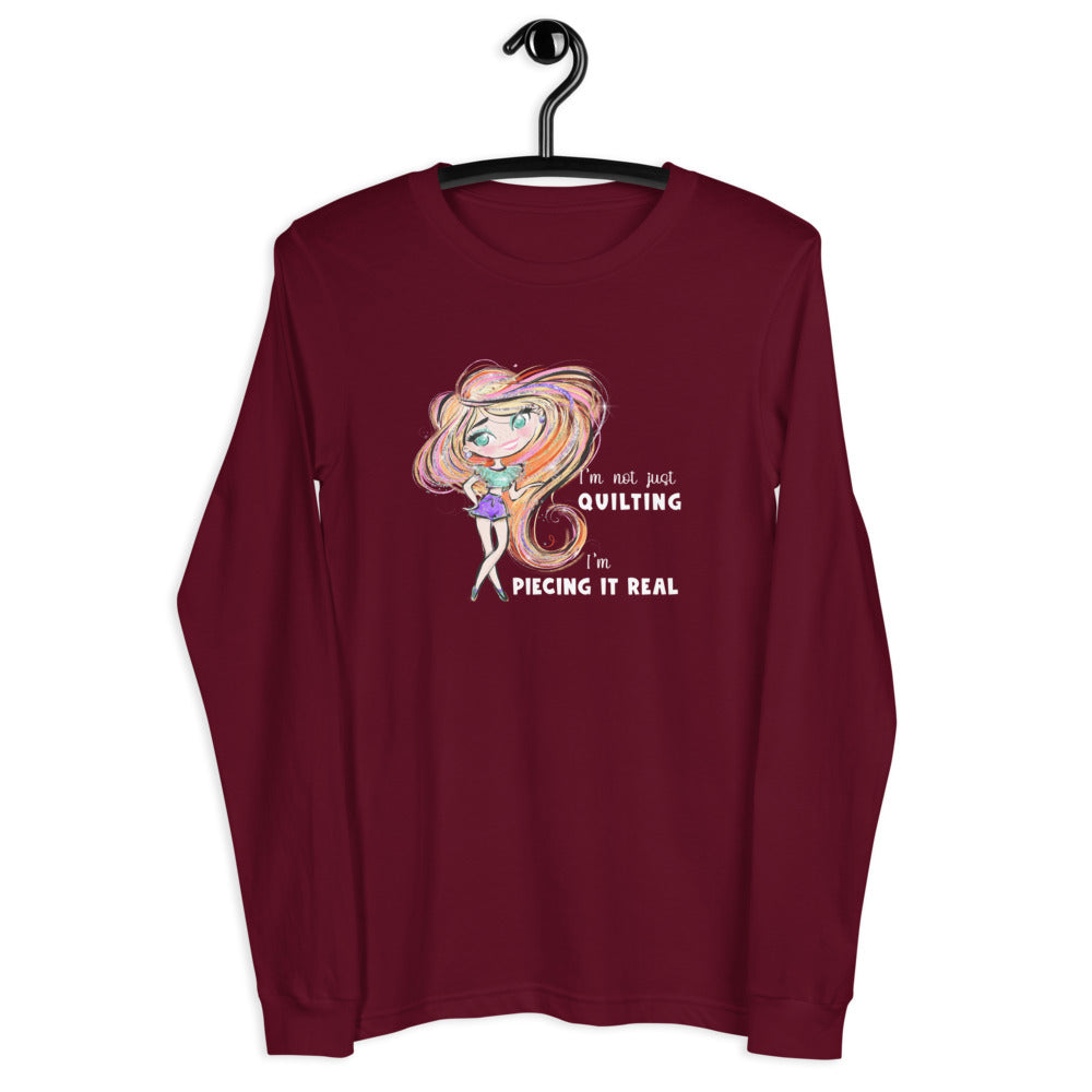 
                      
                        PIECING IT REAL SWAG | Bella + Canvas Unisex Long Sleeve Tee | XS - 2XL, Dark Colors
                      
                    