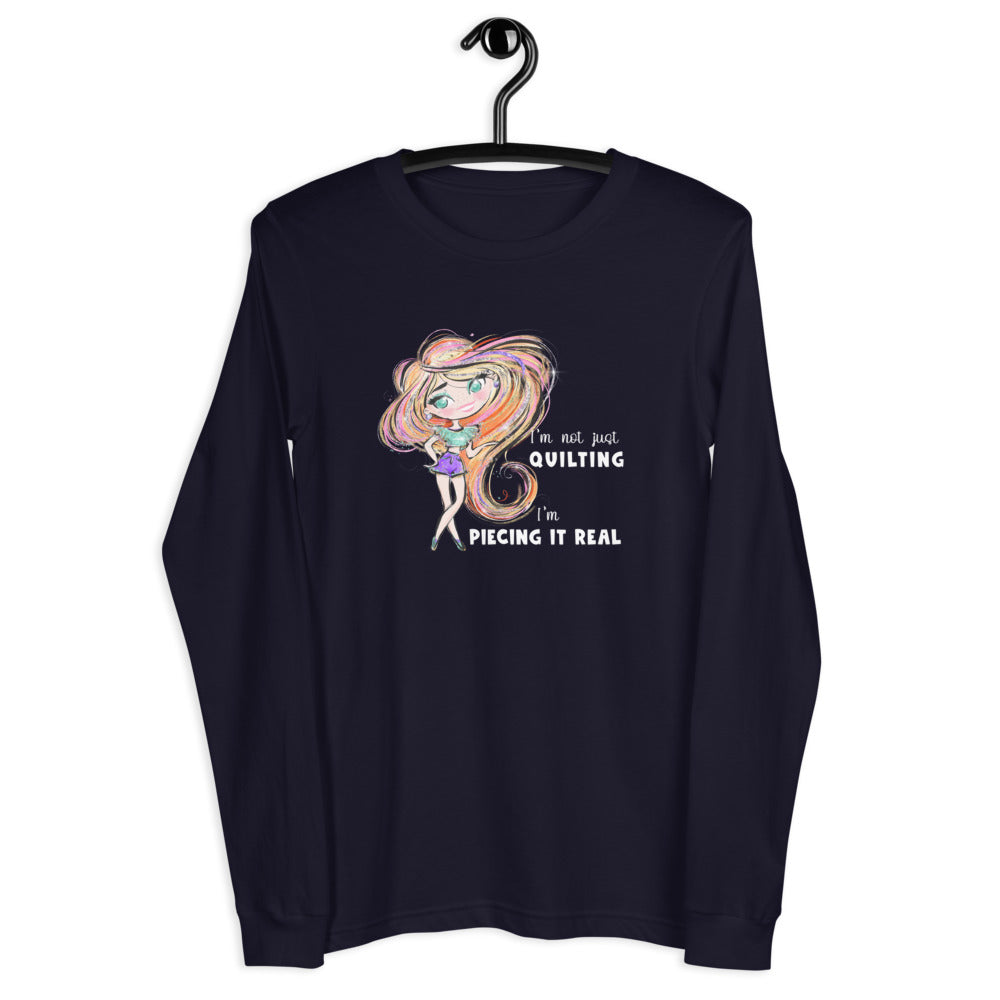 
                      
                        PIECING IT REAL SWAG | Bella + Canvas Unisex Long Sleeve Tee | XS - 2XL, Dark Colors
                      
                    