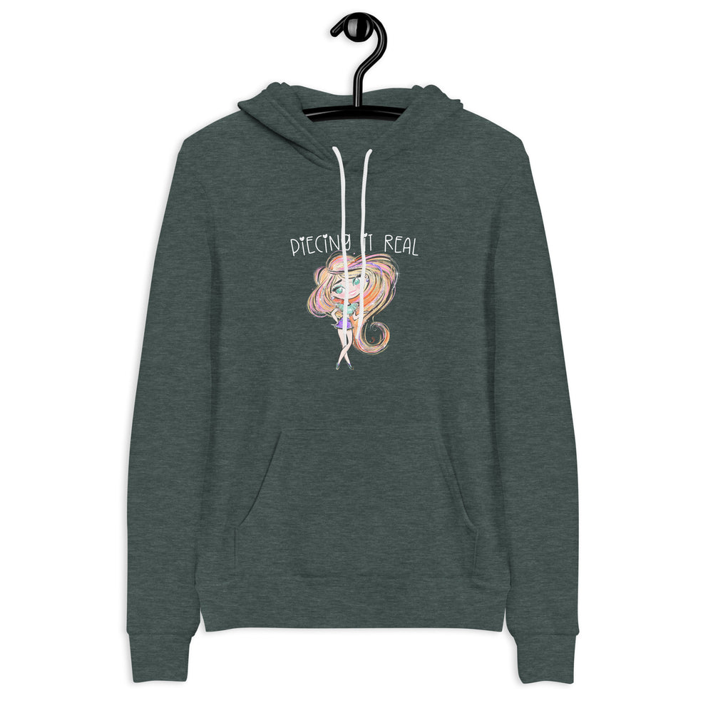 
                      
                        PIECING IT REAL SWAG | BELLA + CANVAS UNISEX HOODIE | XS - 2XL, DARK COLORS
                      
                    