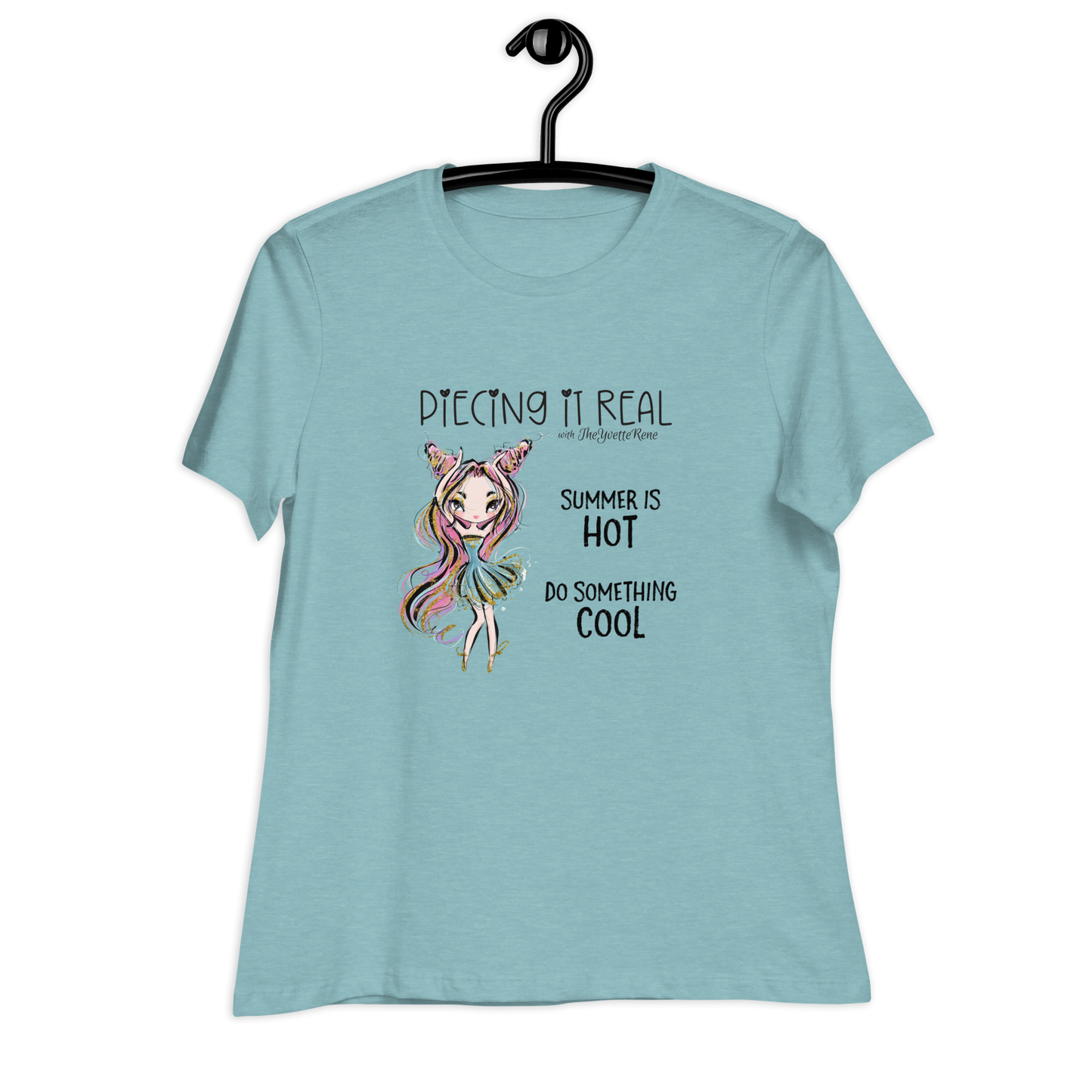 PIECING IT REAL SWAG | Bella + Canvas Women's Relaxed T-Shirt | S - 3XL, Light Colors