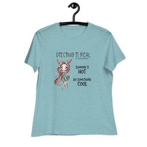 PIECING IT REAL SWAG | Bella + Canvas Women's Relaxed T-Shirt | S - 3XL, Light Colors