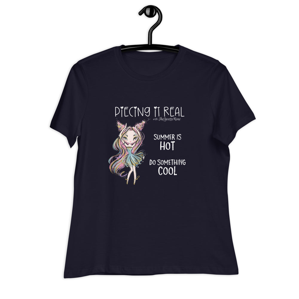 PIECING IT REAL SWAG | BELLA + CANVAS WOMEN'S RELAXED T-SHIRT | S - 3XL, DARK COLORS